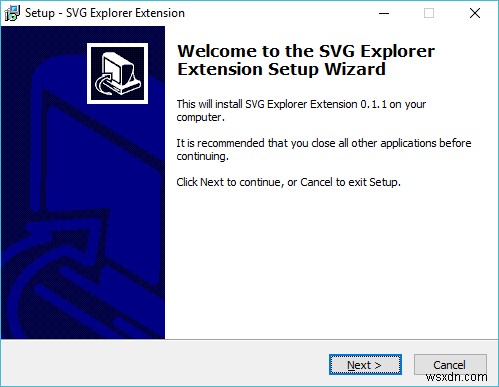 WindowsエクスプローラーでSVGサムネイルを表示する方法 
