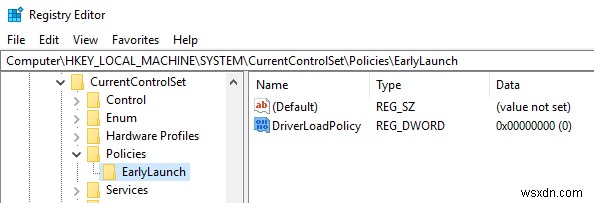 Windows10でマルウェア対策ブートスタートドライバーポリシーを構成する方法 