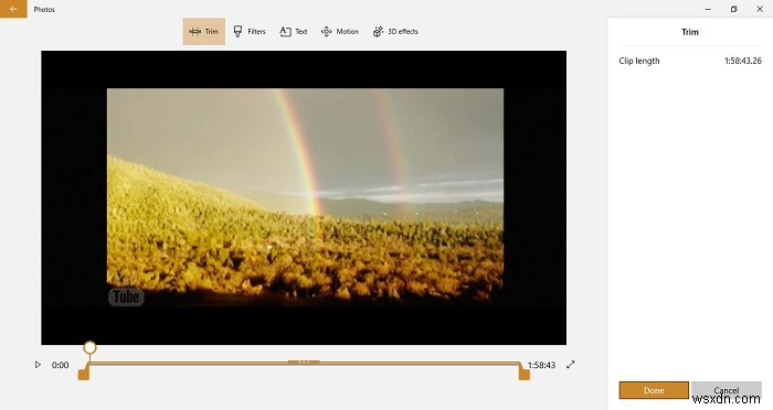 MicrosoftPhotosアプリでビデオを編集する方法 