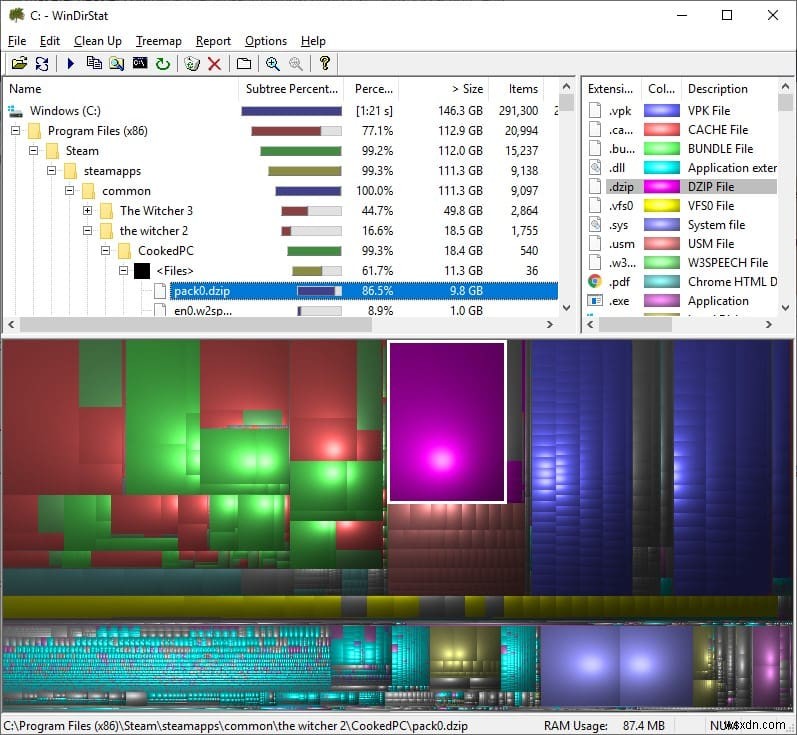 Windows10でディスクスペースを分析するための最良のツールの4つ 