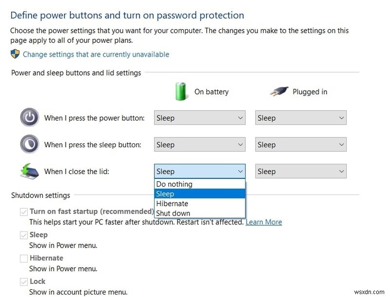 ノートパソコンの蓋を閉じたときにWindowsを実行し続ける方法 