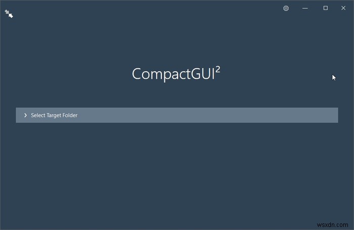 CompactGUIを使用してハードディスクスペースを解放する方法 