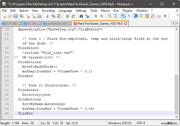 MyDefragを使用してハードディスクを完全に最適化する方法 