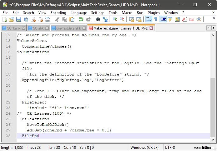 MyDefragを使用してハードディスクを完全に最適化する方法 