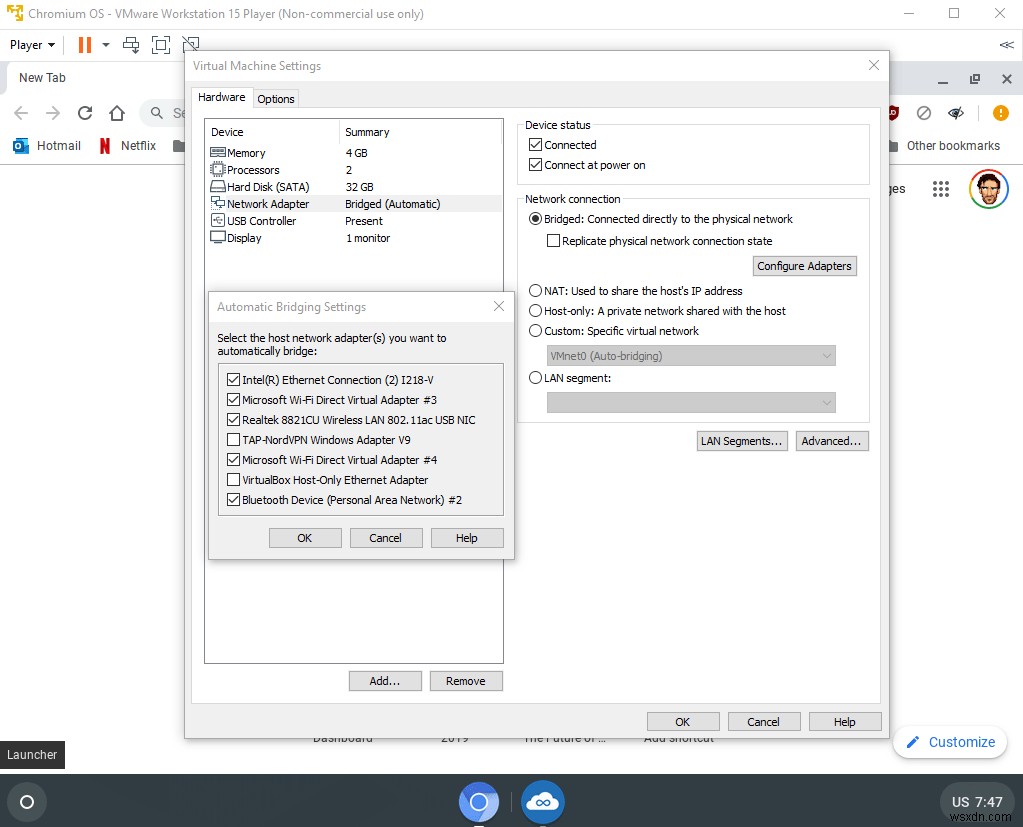 Windows10でChromiumOSを実行する方法 