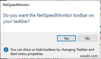 Windowsのタスクバーにインターネット速度を表示する方法 