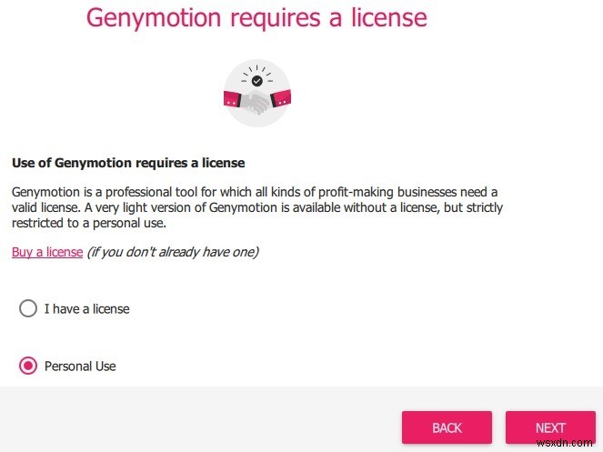 Genymotionを使用してWindows10でAndroidアプリを実行する方法 