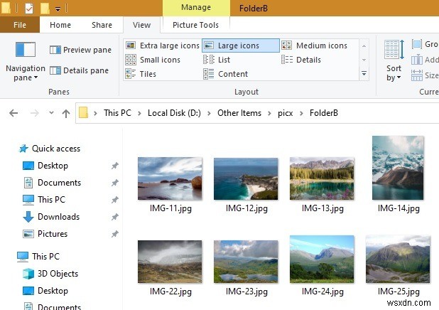 バッチファイルを作成して使用し、Windows10で複数のファイルを移動する方法 