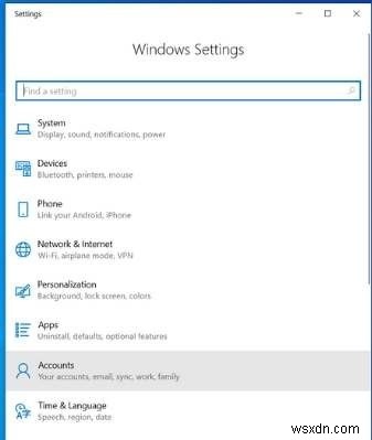 Windows10で表示名を変更する方法 