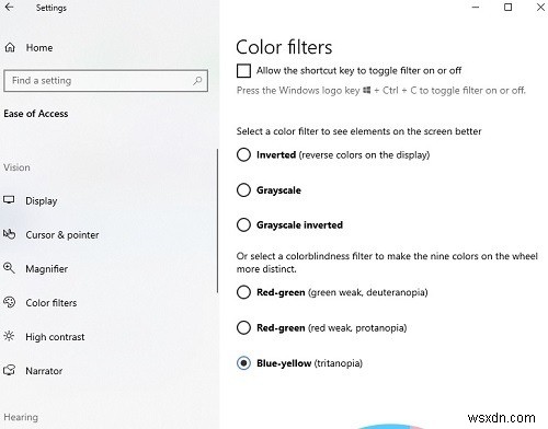 色覚異常の場合にWindowsを使いやすくする方法 