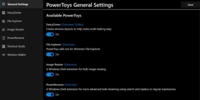PowerToysを使用してWindows10に機能を追加する 