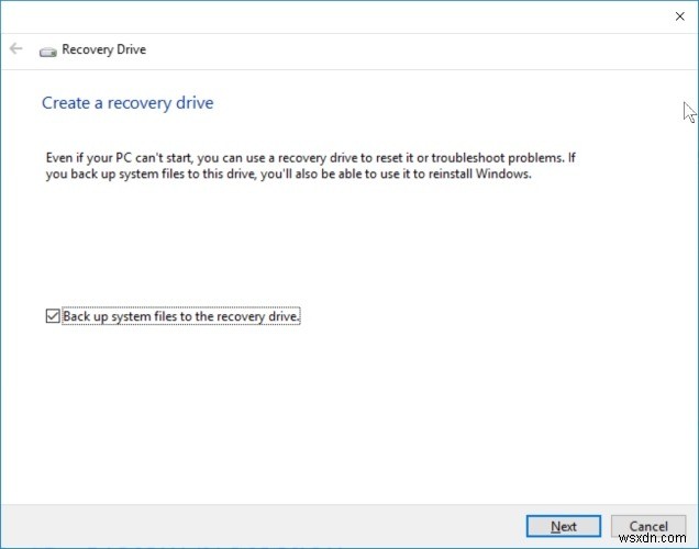 Windows10リカバリドライブを作成する方法 
