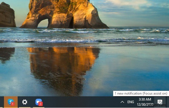 Windows10フォーカスアシストを使用して通知を制御する方法 