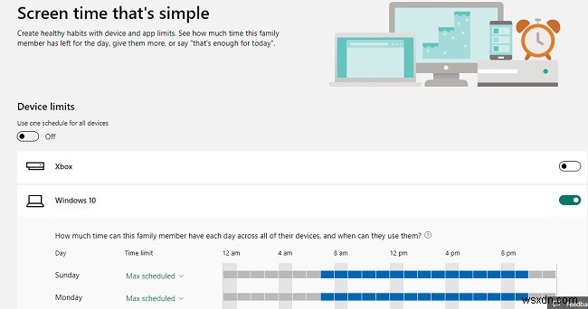 Windows10でMicrosoftファミリーの安全機能を設定する方法 