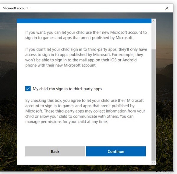 Windows10でMicrosoftファミリーの安全機能を設定する方法 