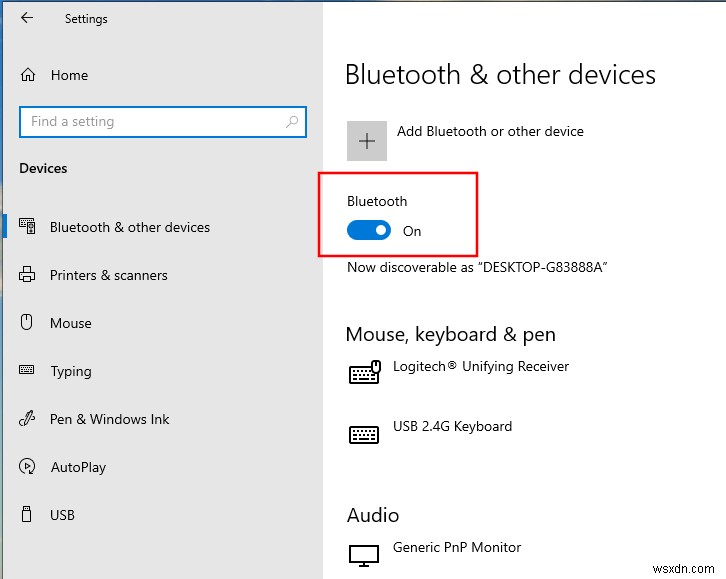 Windows10でBluetoothをオンまたはオフにする方法 