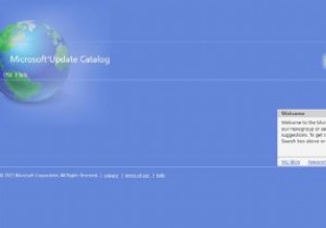 MicrosoftUpdateカタログとは何ですか。 
