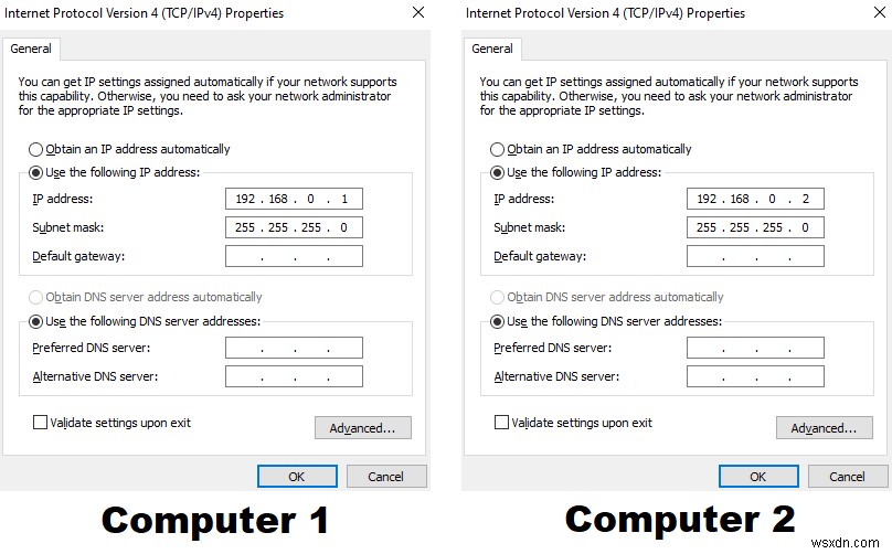 Windows10でLANケーブルを使用して2台のコンピューターを接続する方法 