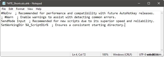 AutoHotkeyを使用してアプリおよびサイト固有のショートカットを作成する方法 