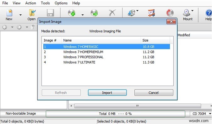 Windows10でWIMファイルを開く方法 