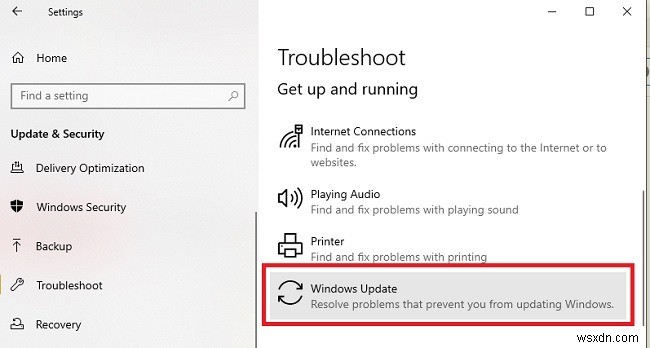 Windows10Updateのインストールの問題のトラブルシューティング 