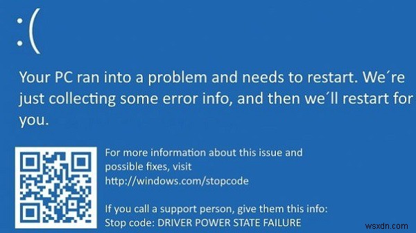 Windows10で「ドライバーの電源状態の失敗」エラーを修正する方法 