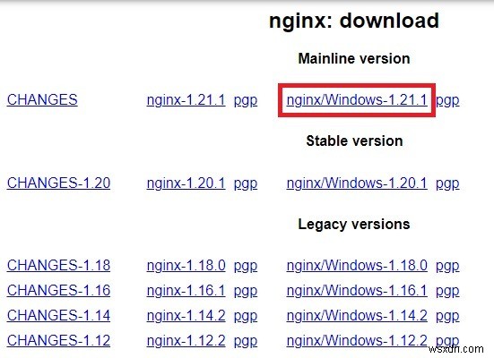 WindowsにNginxサーバーをインストールして実行する方法 