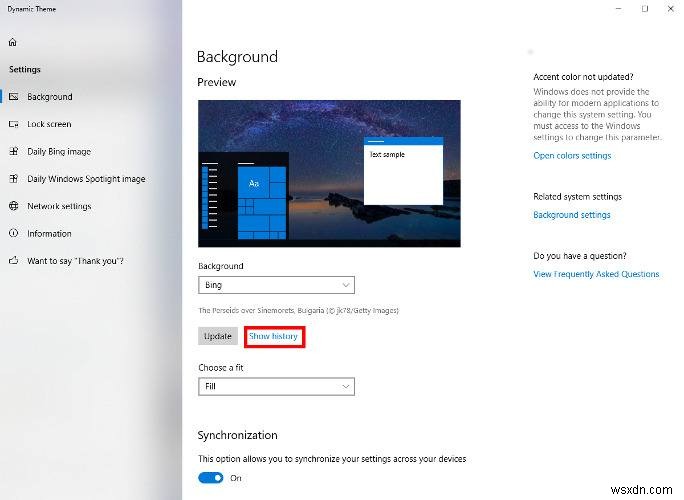 Windowsデスクトップの背景として毎日のBingの壁紙を設定する方法 