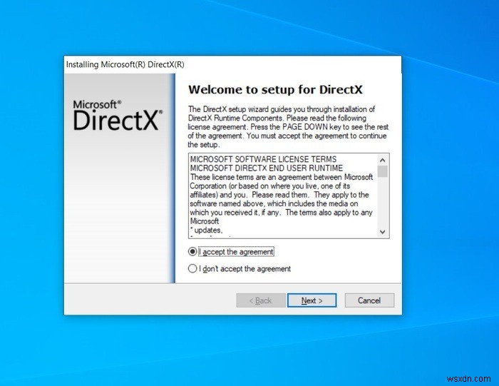 WindowsにDirectXを再インストールする方法 