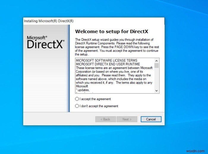 WindowsにDirectXを再インストールする方法 