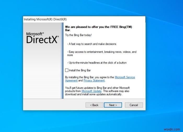 WindowsにDirectXを再インストールする方法 