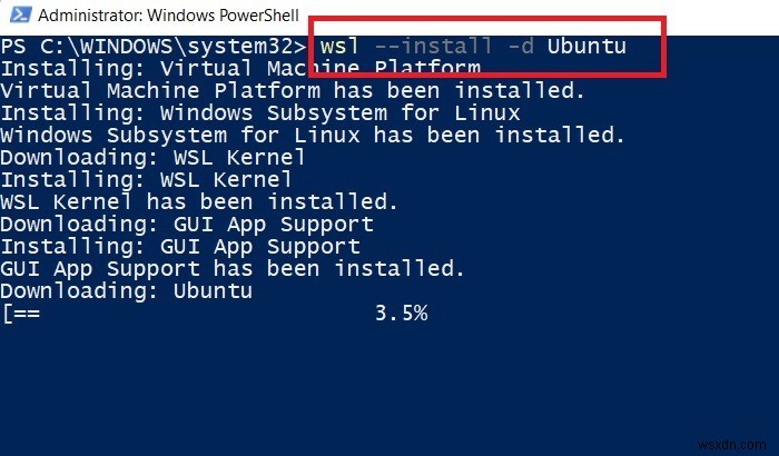 WSLを使用してWindowsにLinuxをインストールする方法 