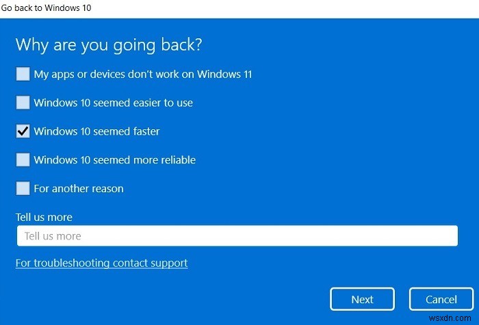 Windows11からWindows10にダウングレードする方法 