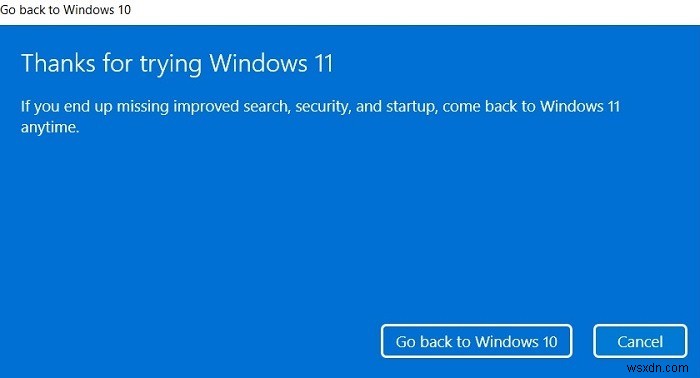 Windows11からWindows10にダウングレードする方法 