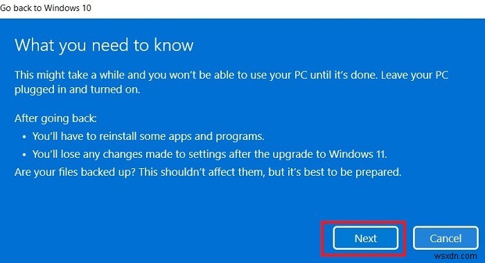 Windows11からWindows10にダウングレードする方法 