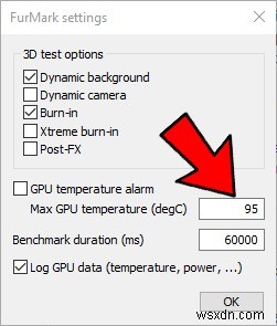 Furmarkを使用してGPUのストレステストを行う方法 