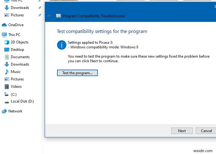 Windowsで互換モードで古いプログラムを実行する方法 