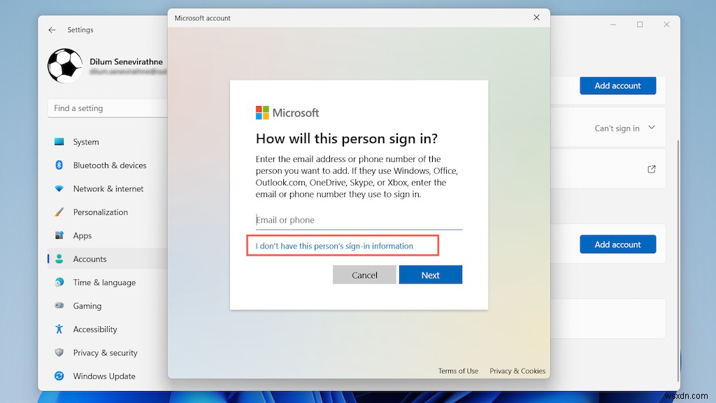 Windows11からMicrosoftアカウントを削除する方法 