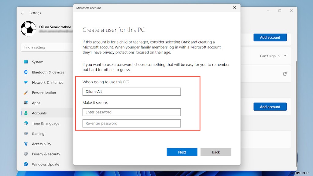 Windows11からMicrosoftアカウントを削除する方法 