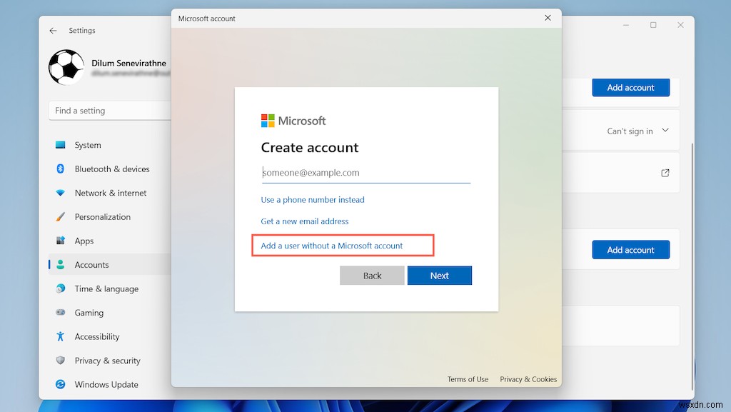 Windows11からMicrosoftアカウントを削除する方法 
