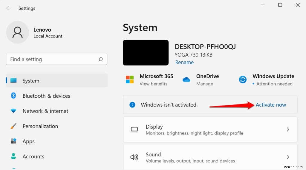 Windows11をアクティブ化する3つの簡単な方法 