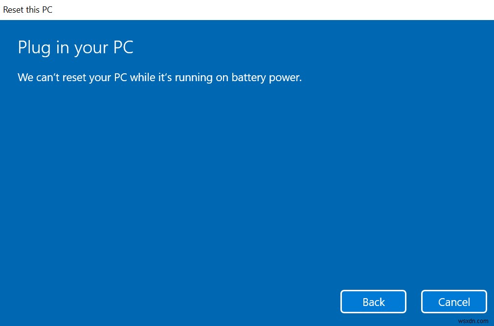 Windows11を工場出荷時にリセットする方法 