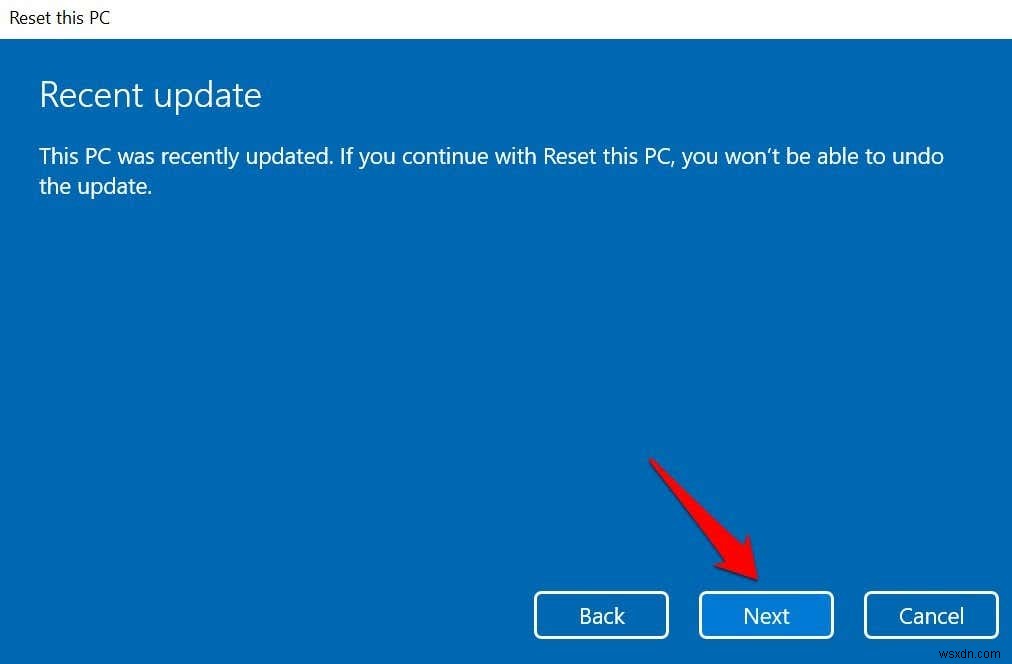 Windows11を工場出荷時にリセットする方法 