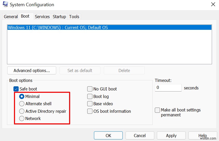 Windows11をセーフモードで起動する方法 