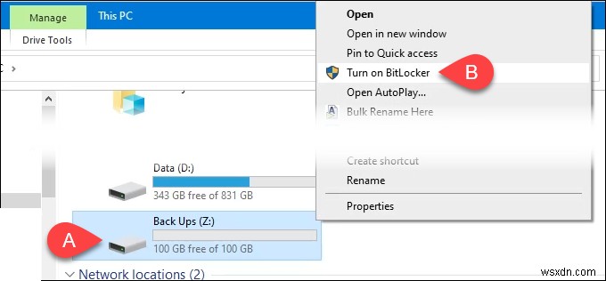 BitlockerでWindows10ハードドライブを暗号化する方法 