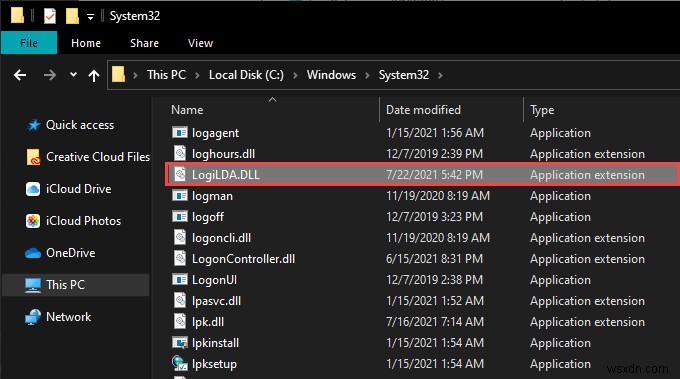 Windows10で「logilda.dllの起動に問題がありました」を修正する方法 