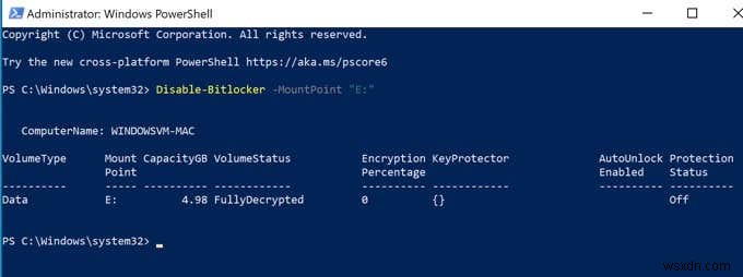 Windows10でBitlockerをオフまたは無効にする方法 