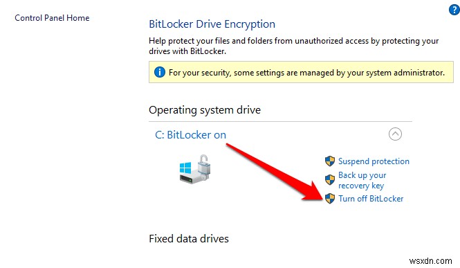 Windows10でBitlockerをオフまたは無効にする方法 