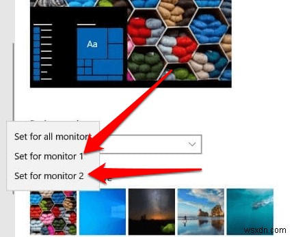 Windows10の各モニターに異なる壁紙を設定する方法 
