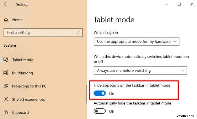 Windows 10タブレットモード：概要と使用方法